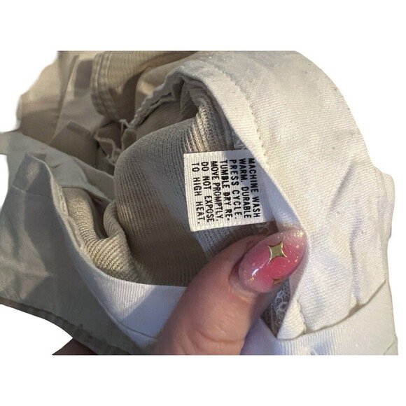 Vintage Haggar Men’s Flare Checkered Slacks 42x32 Beige and White Golf Preppy - Picture 4 of 5